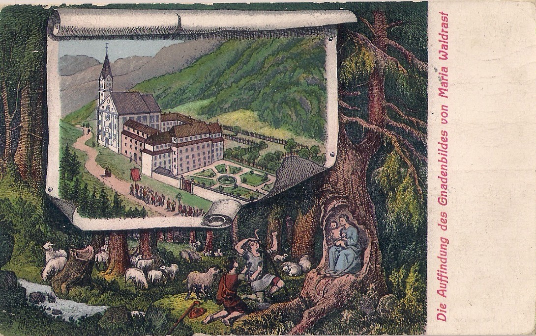 Ursprung des Wallfahrtsortes Maria Waldrast, Tirol