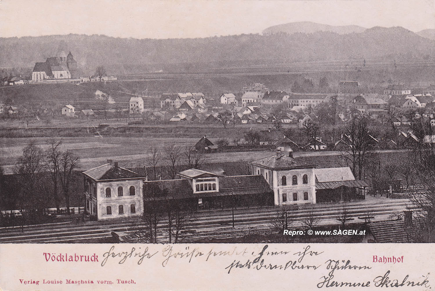 Vöcklabruck Bahnhof 1903