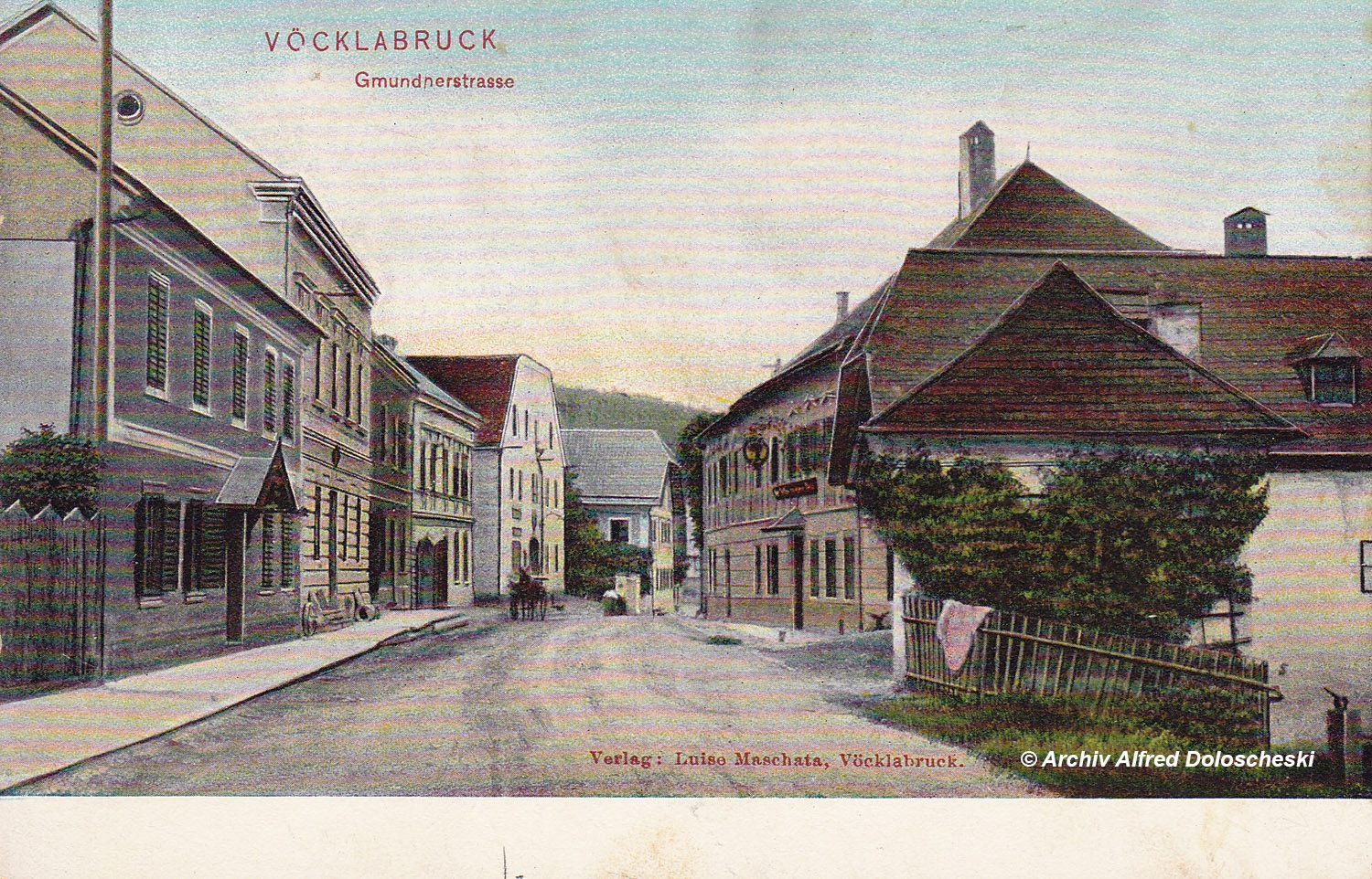 Vöcklabruck Gmundnerstrasse 1905