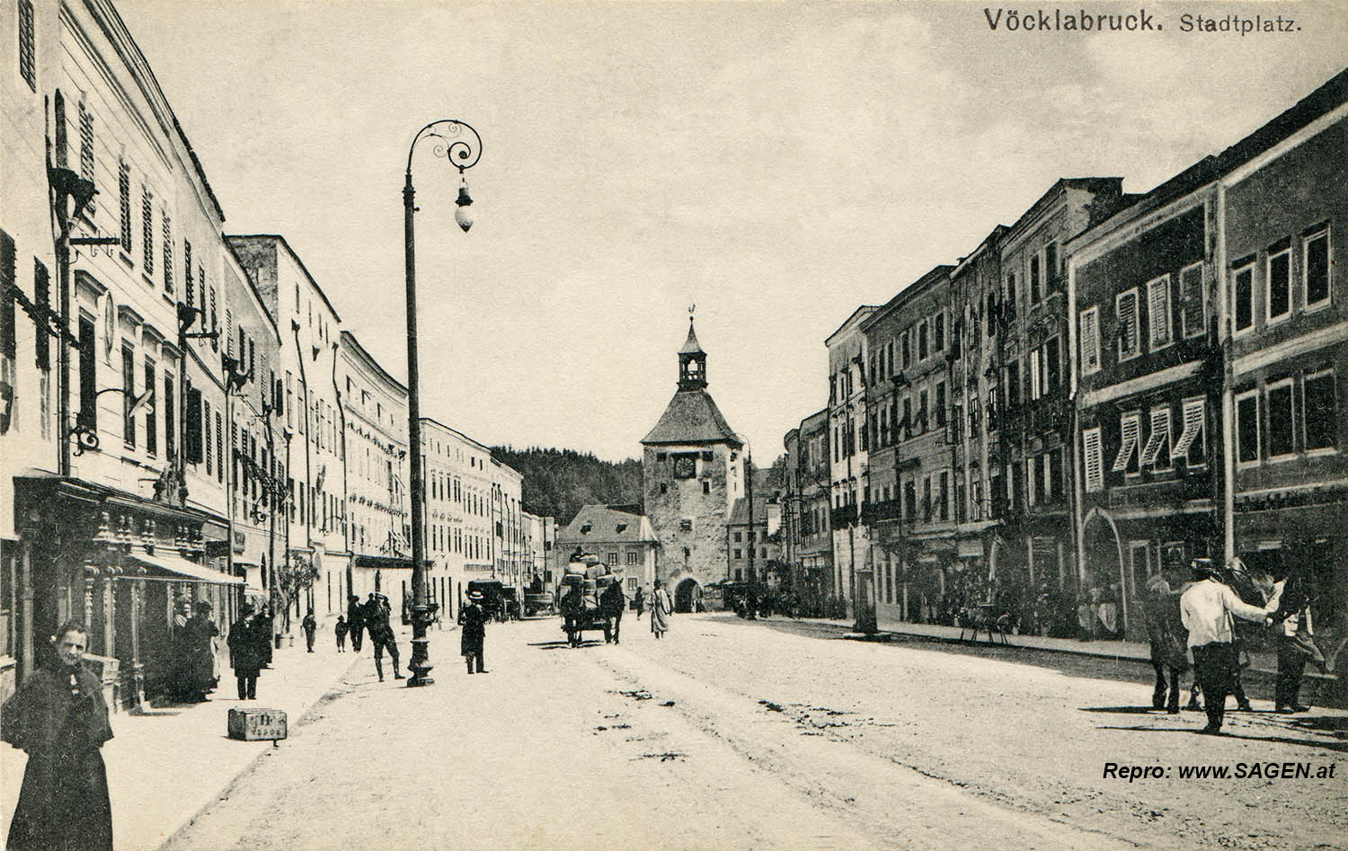 Vöcklabruck Stadtplatz 1908