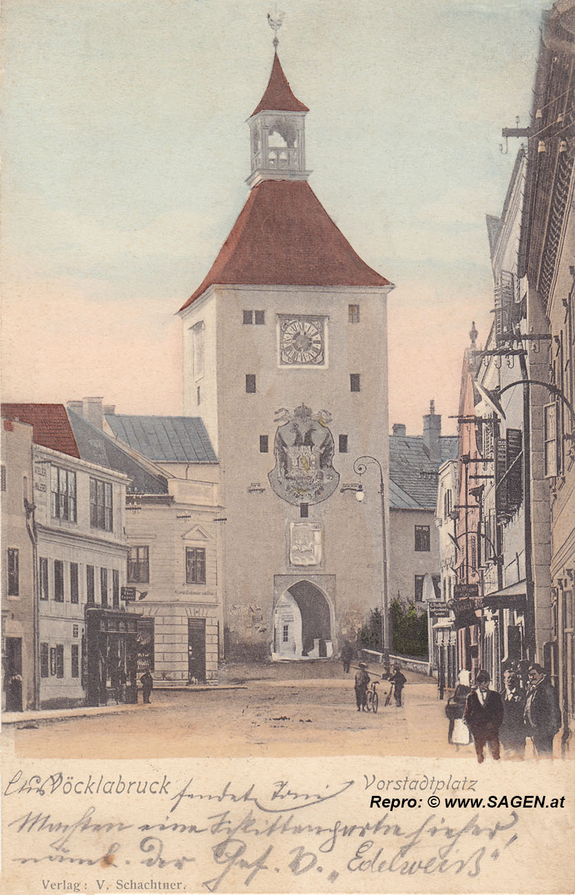 Vöcklabruck Vorstadt und Stadtturm