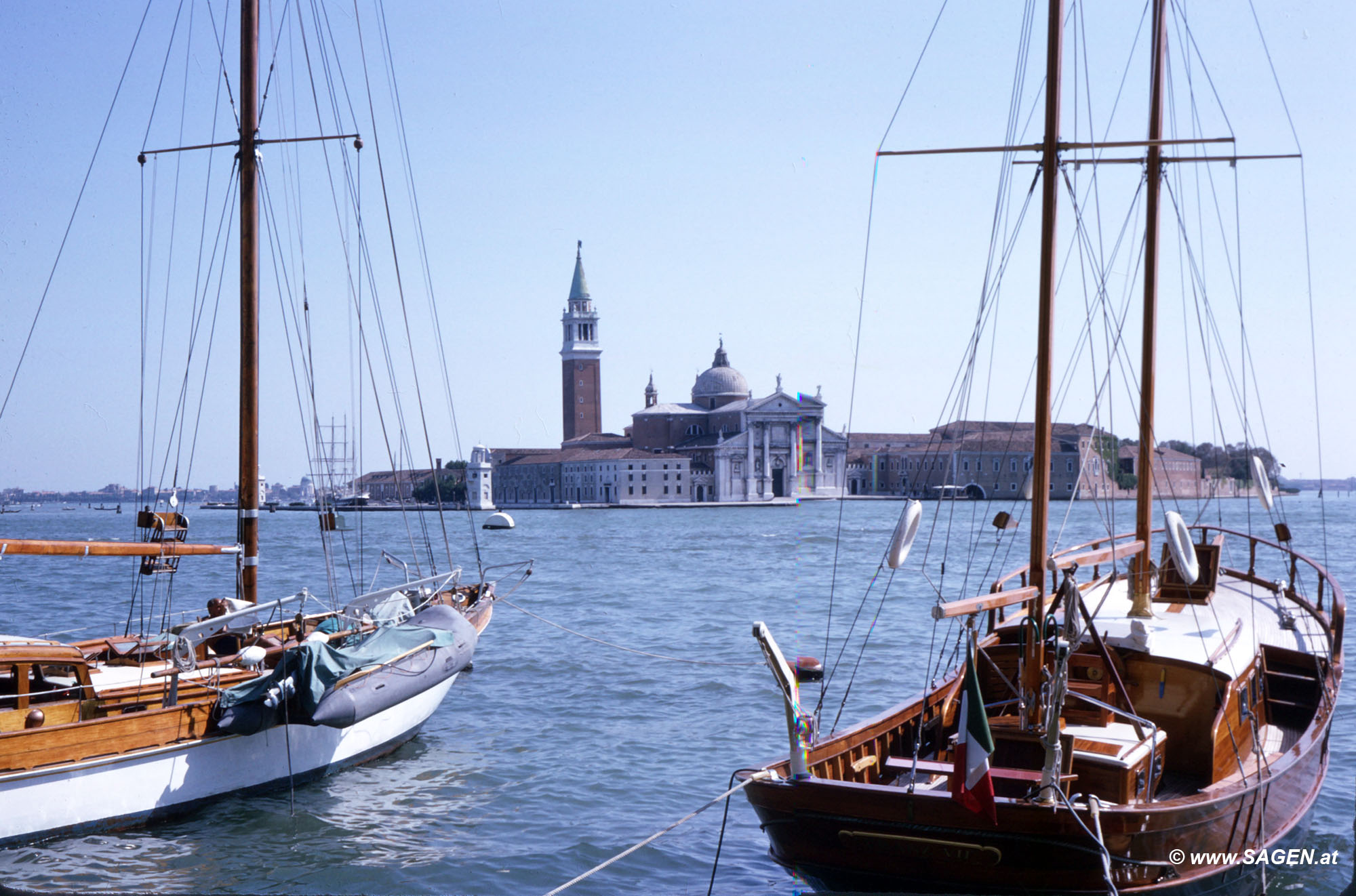 Venedig mit Segelschiffen