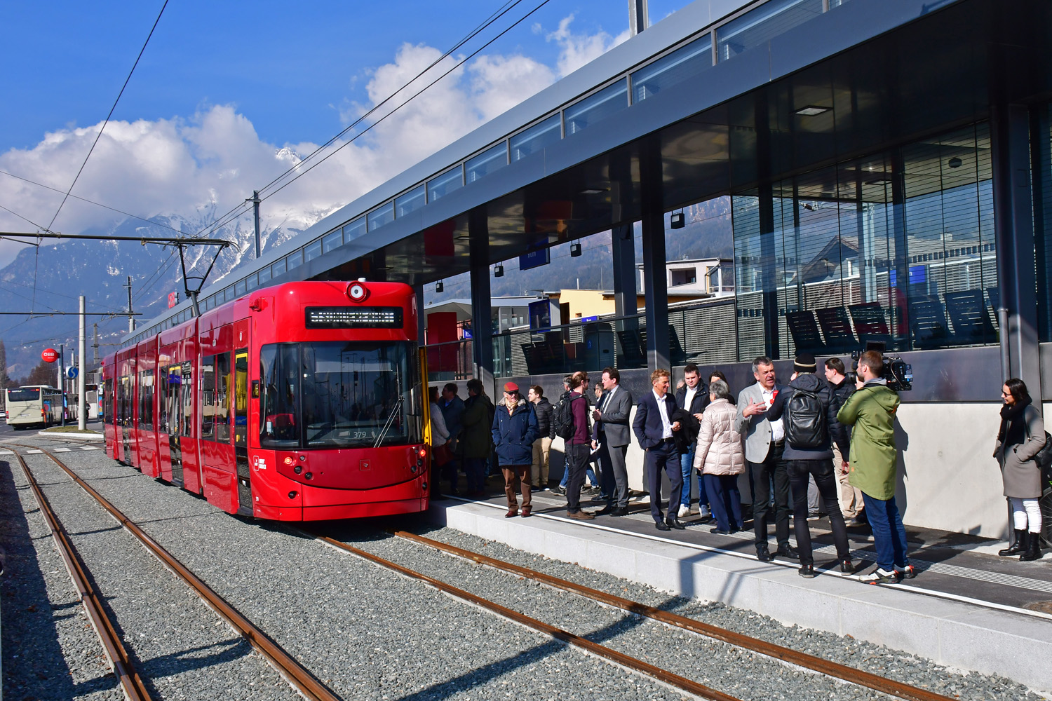 Verkehrsknoten Rum, Hallerstraße Eröffnung