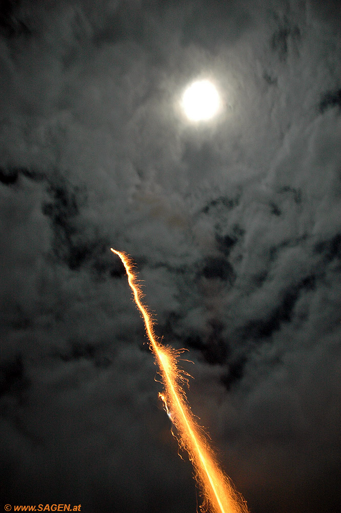 Versuch Flug zum Mond