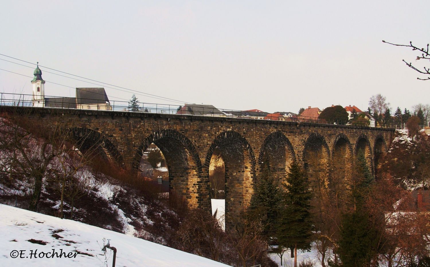 Viadukt der Donauuferbahn