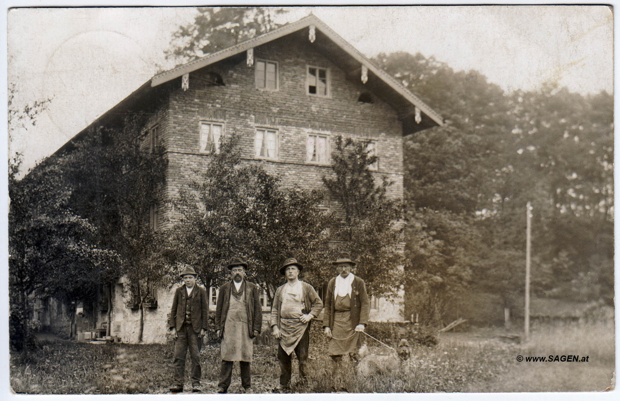 Vier Bauern in Rosenheim