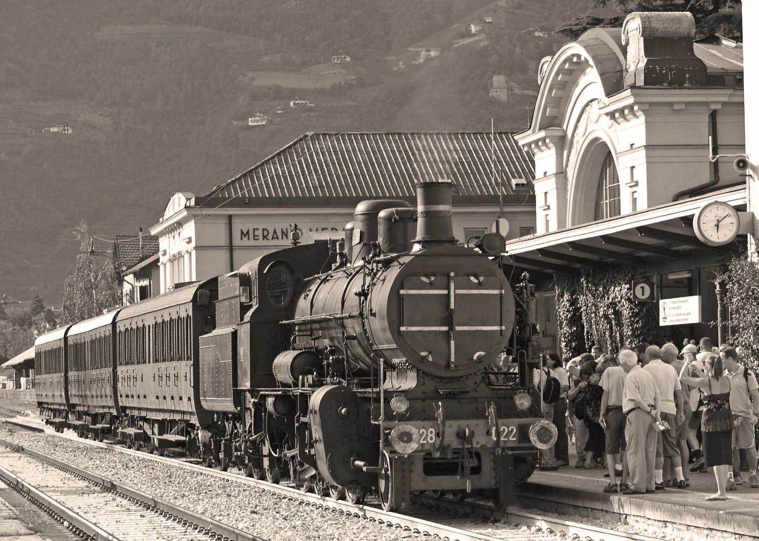 Vinschgerbahn, Meran, Dampflok, Jubiläum