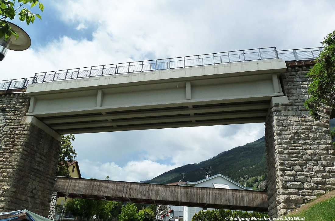 Vinschgerbahn Viadukt Schlanders