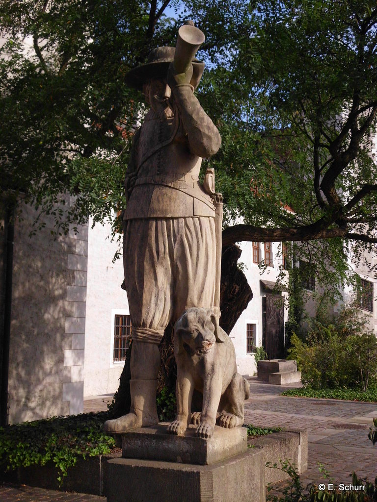 Volkskunstmuseum Dresden - der Museumsgarten (Detail)