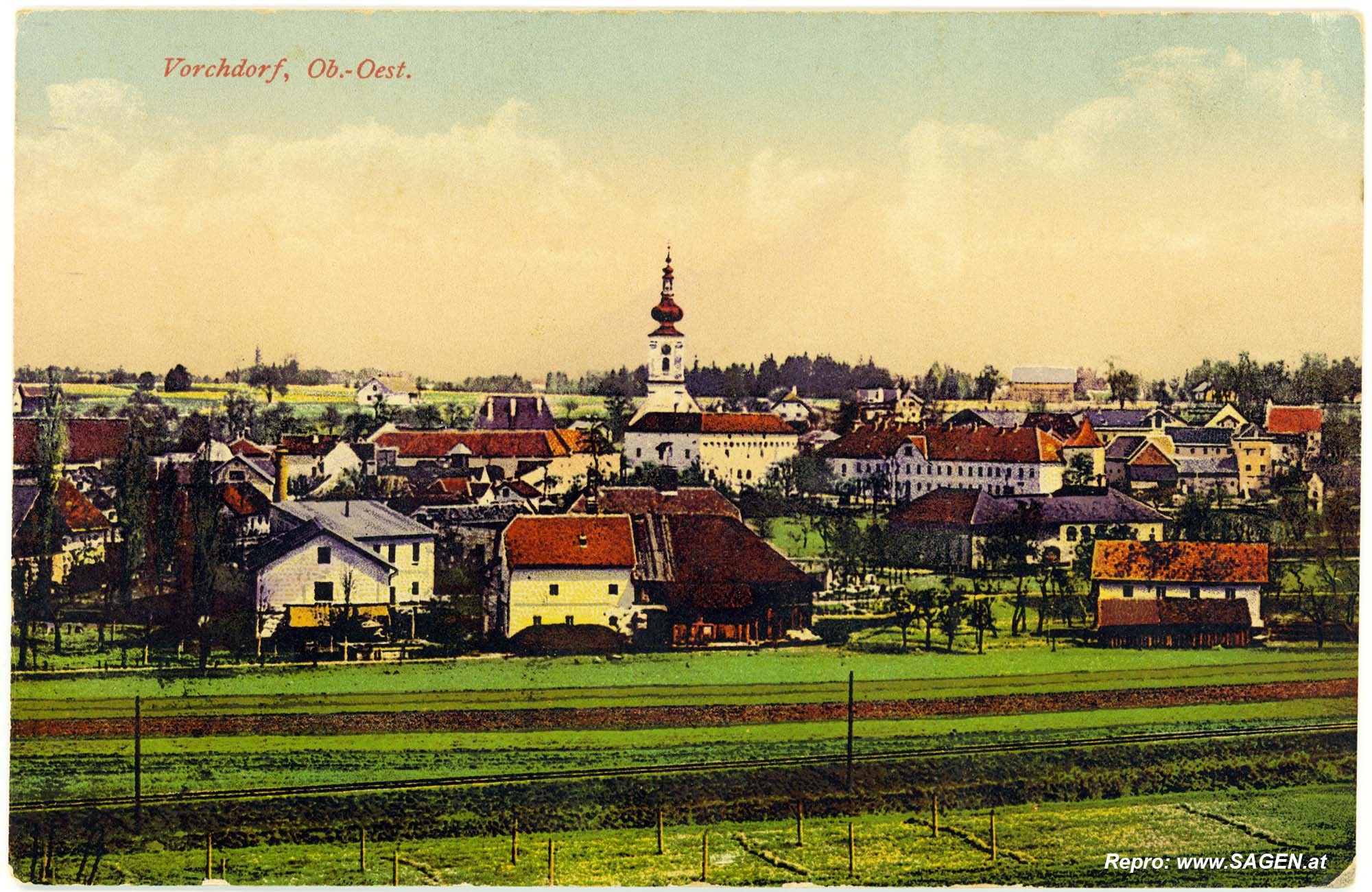 Vorchdorf im Jahr 1917