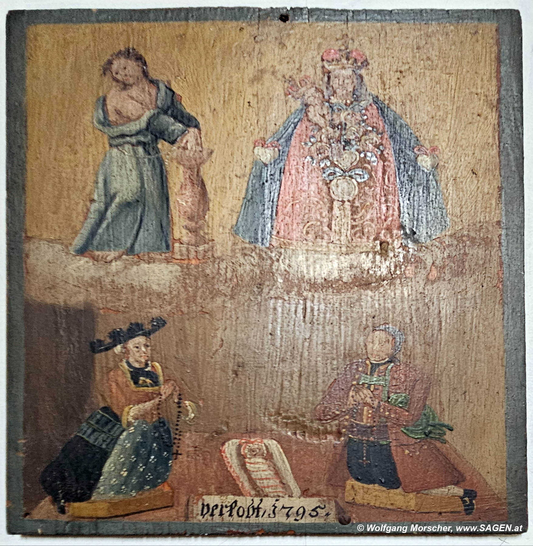 Votivbild Maria Trens, Zeichenkind 1795