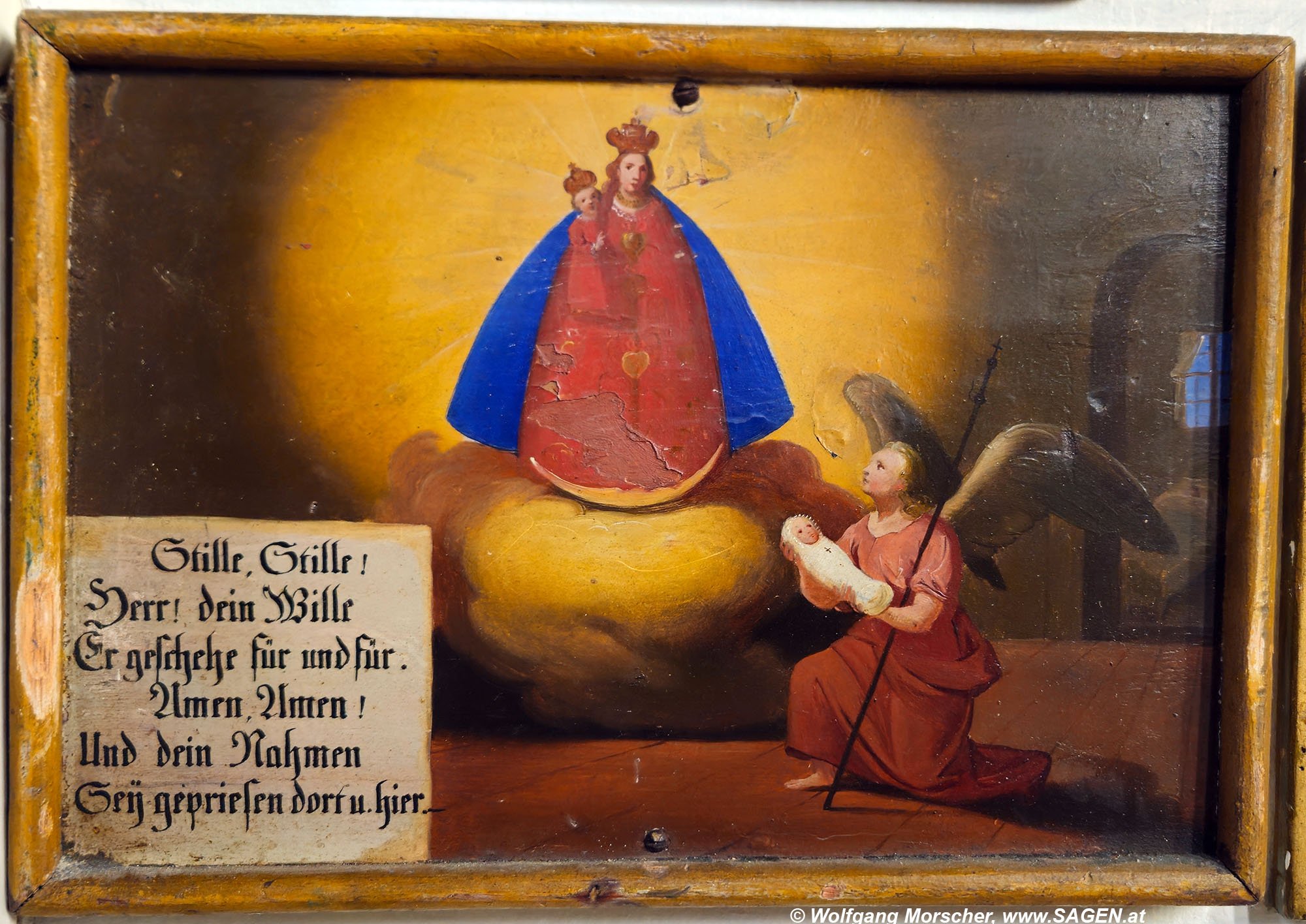 Votivbild Maria Trens, Zeichenkind