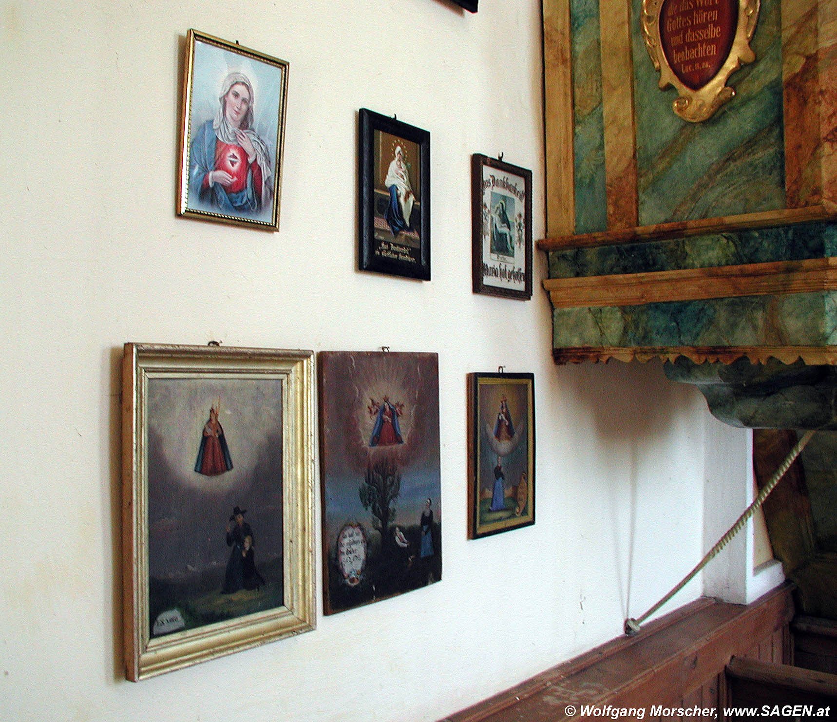 Votivbilder - Wallfahrtskirche Mariä Reinigung, Hart im Zillertal