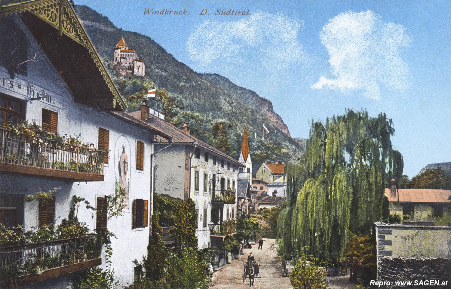 Waidbruck Trostburg 1910
