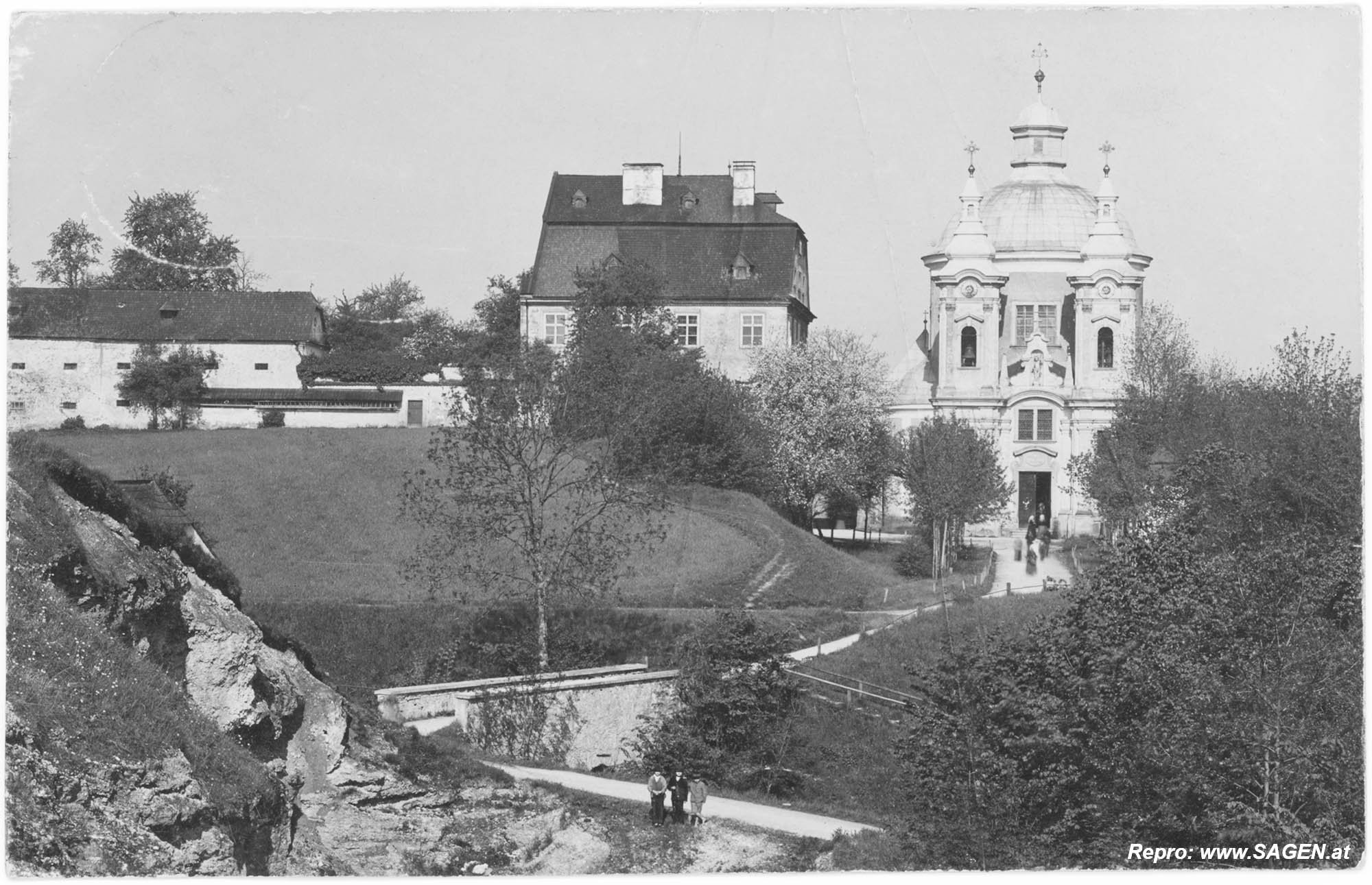 Wallfahrtskirche Christkindl im Jahr 1907