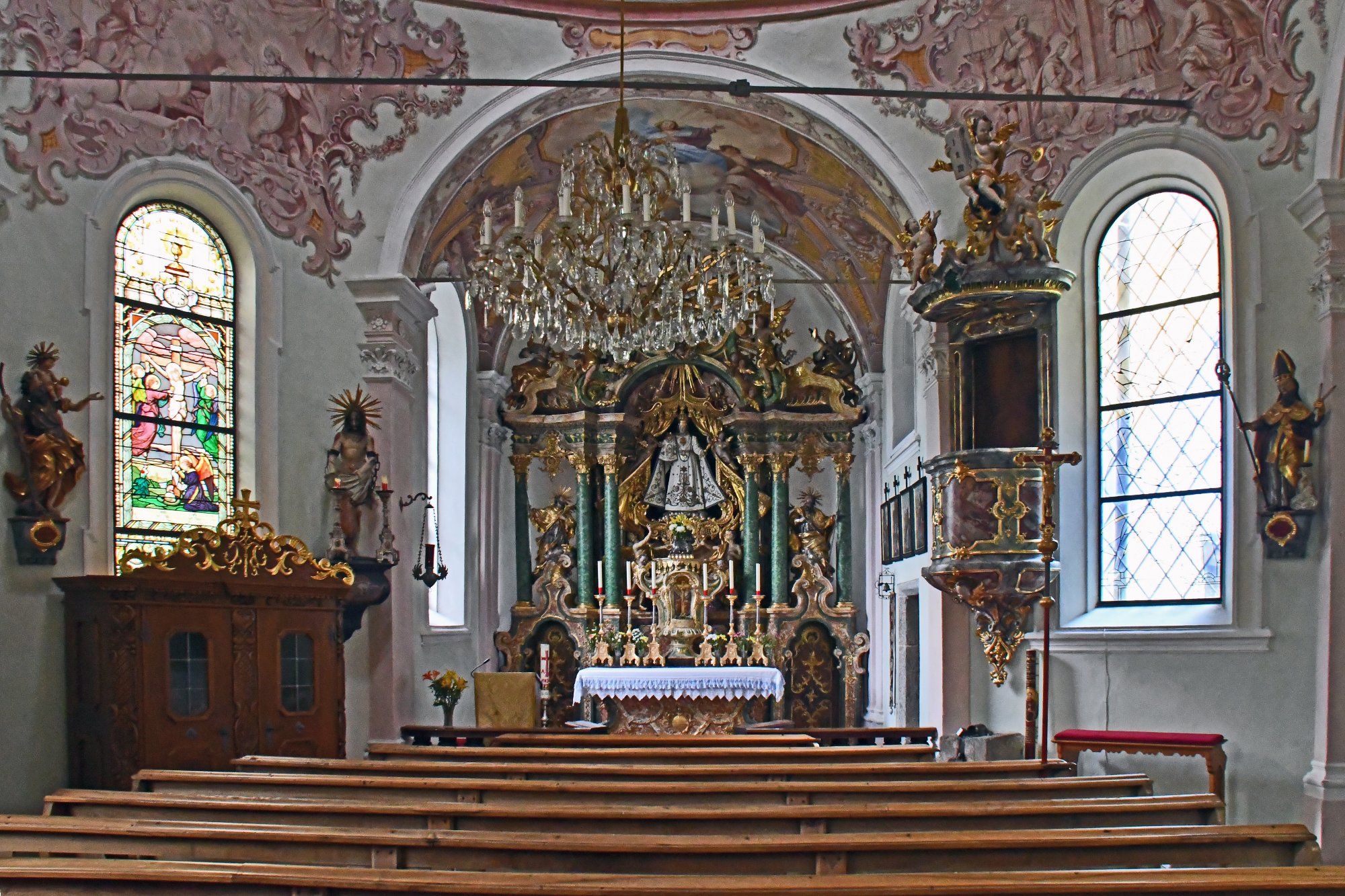 Gnadenbild Wallfahrtskirche Maria Rast am Hainzenberg, Zillertal