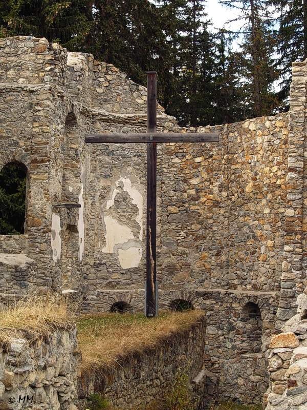 Wallfahrtskirchenruine Wiesele, Prutz, Kaunertal, Tirol