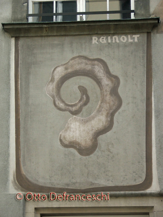 Wappen der Familie Reinolt am Rathaus von Feldkirch