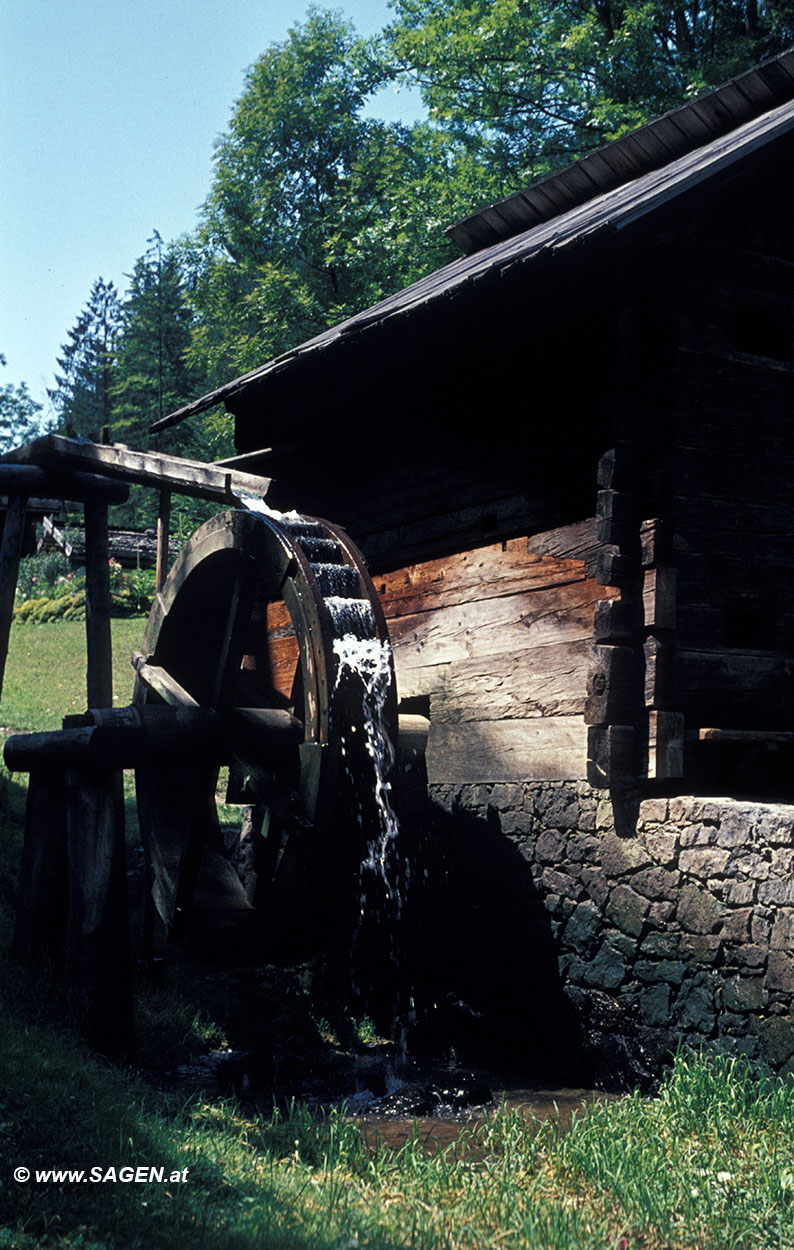 Wassermühle aus Schnals, Südtirol
