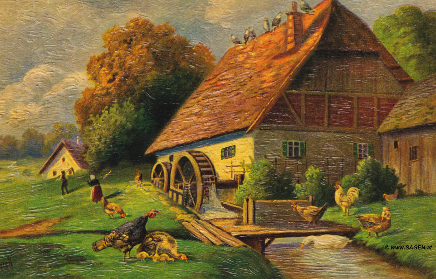 Wassermühle Landwirtschaft