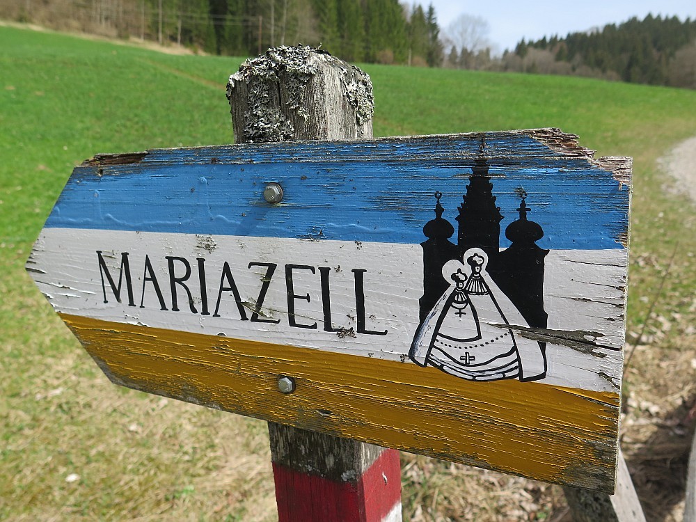 Wegweiser Mariazell