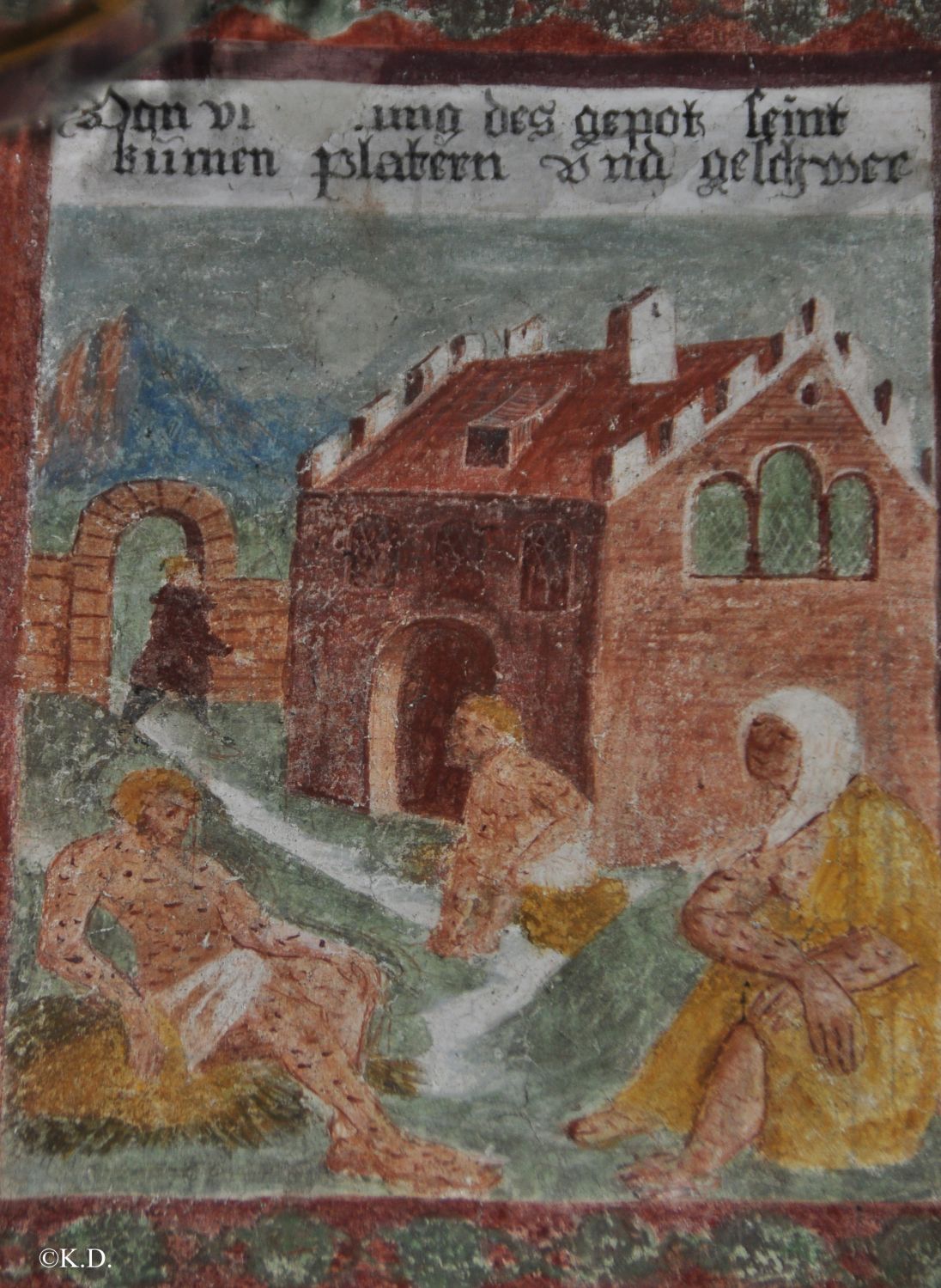 Weißenstein (Bez.Villach-Land): Dekalogfresken