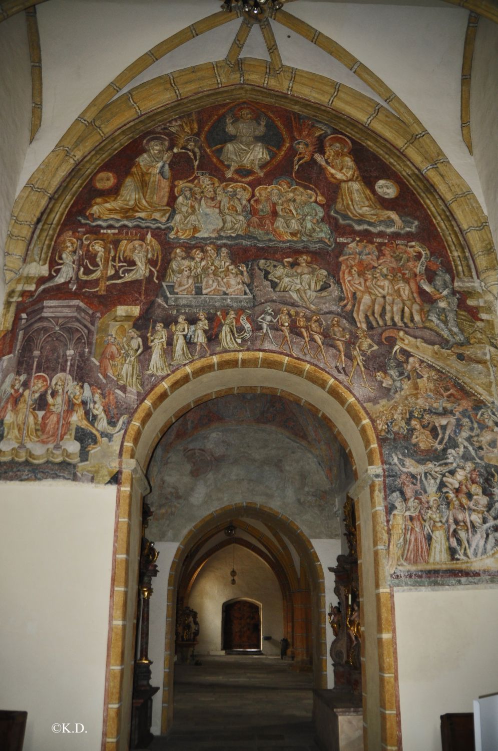Weltgerichtsfresko in der Kirche St.Ruprecht in Bruck/Mur SAGEN.at