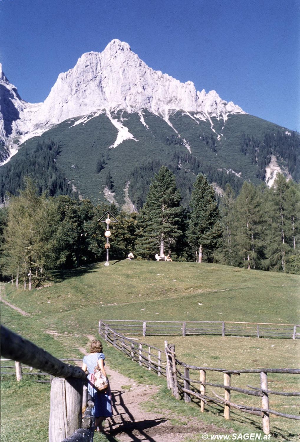 Werfener Hochthron von der Mahdegg-Alm