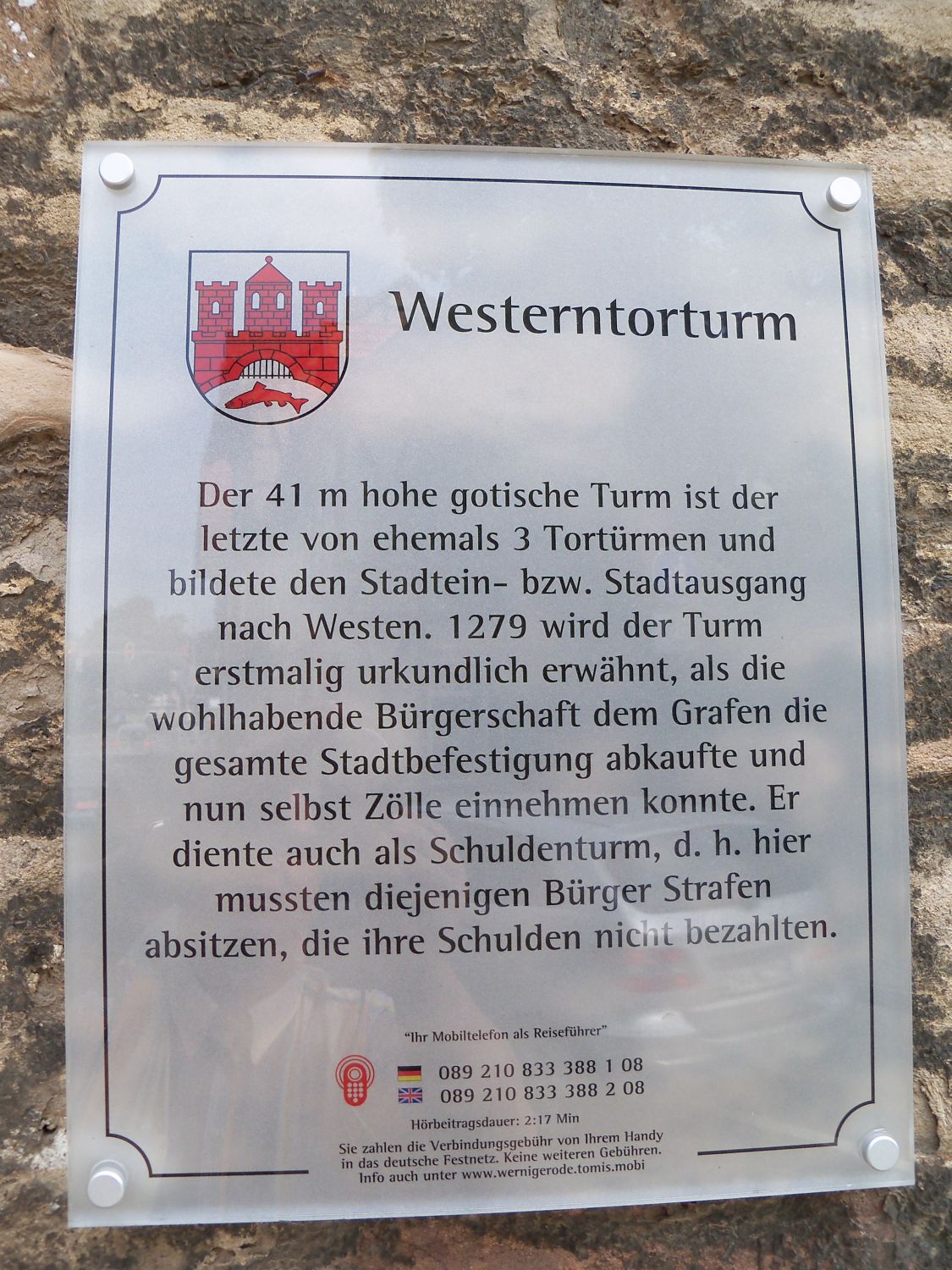 Westerntorturm Wernigerode D/Harz Bild II