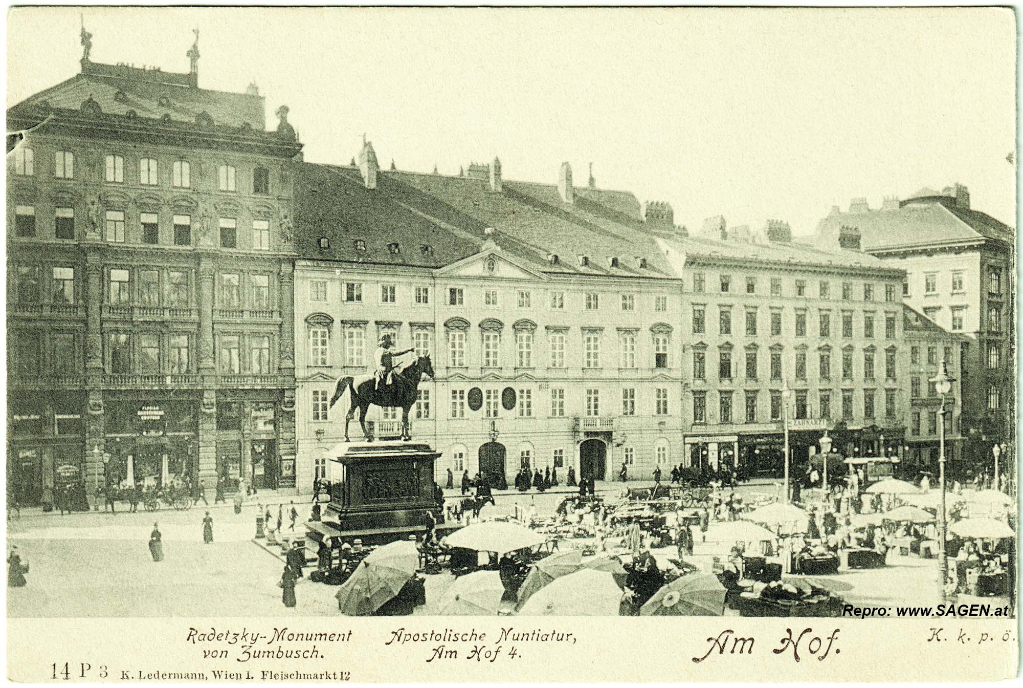 Wien, Am Hof um 1905