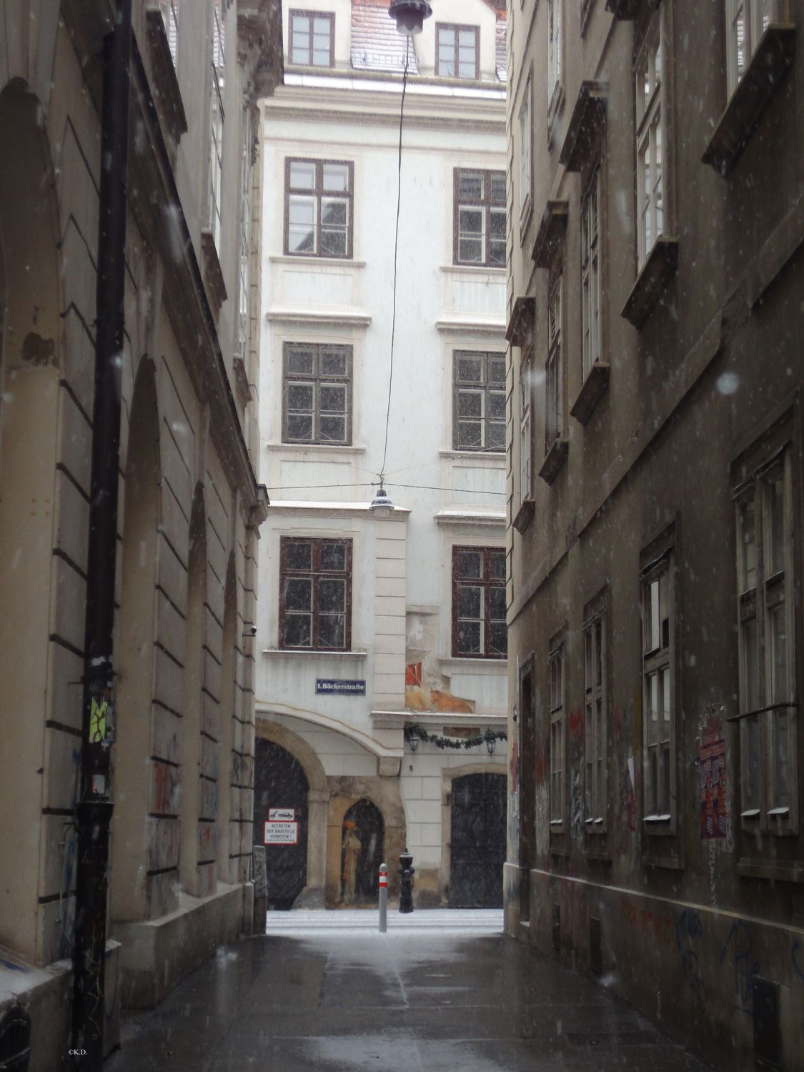 Wien: Blick auf die Bäckerstraße im 1. Bezirk