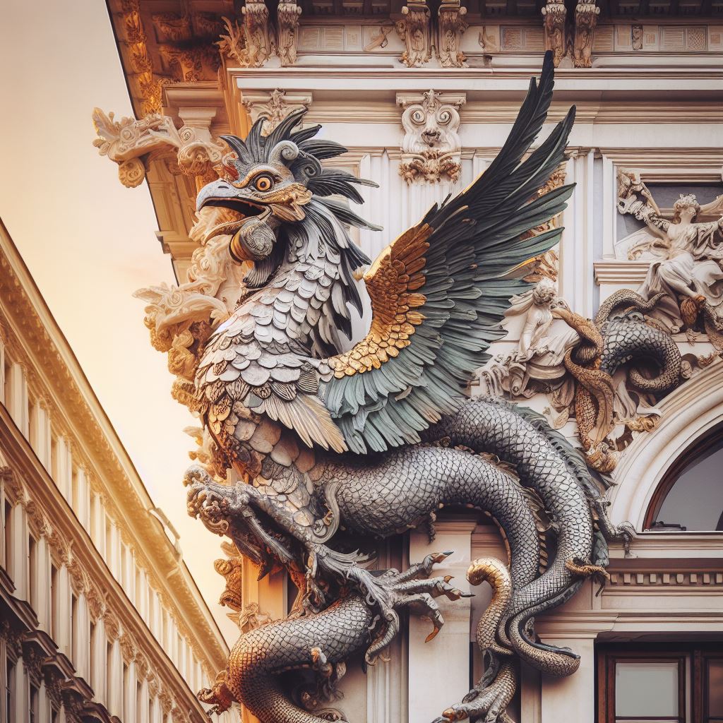 Wien: Der Basilisk in der Schönlaterngasse