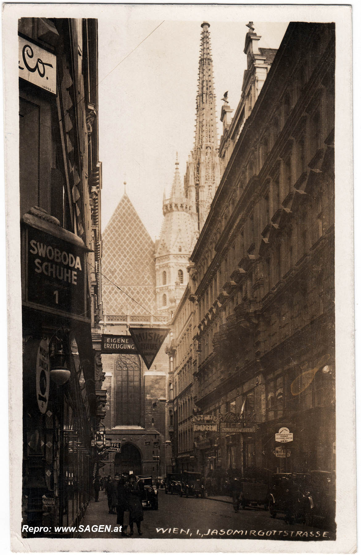 Wien Jasomirgottstraße um 1928