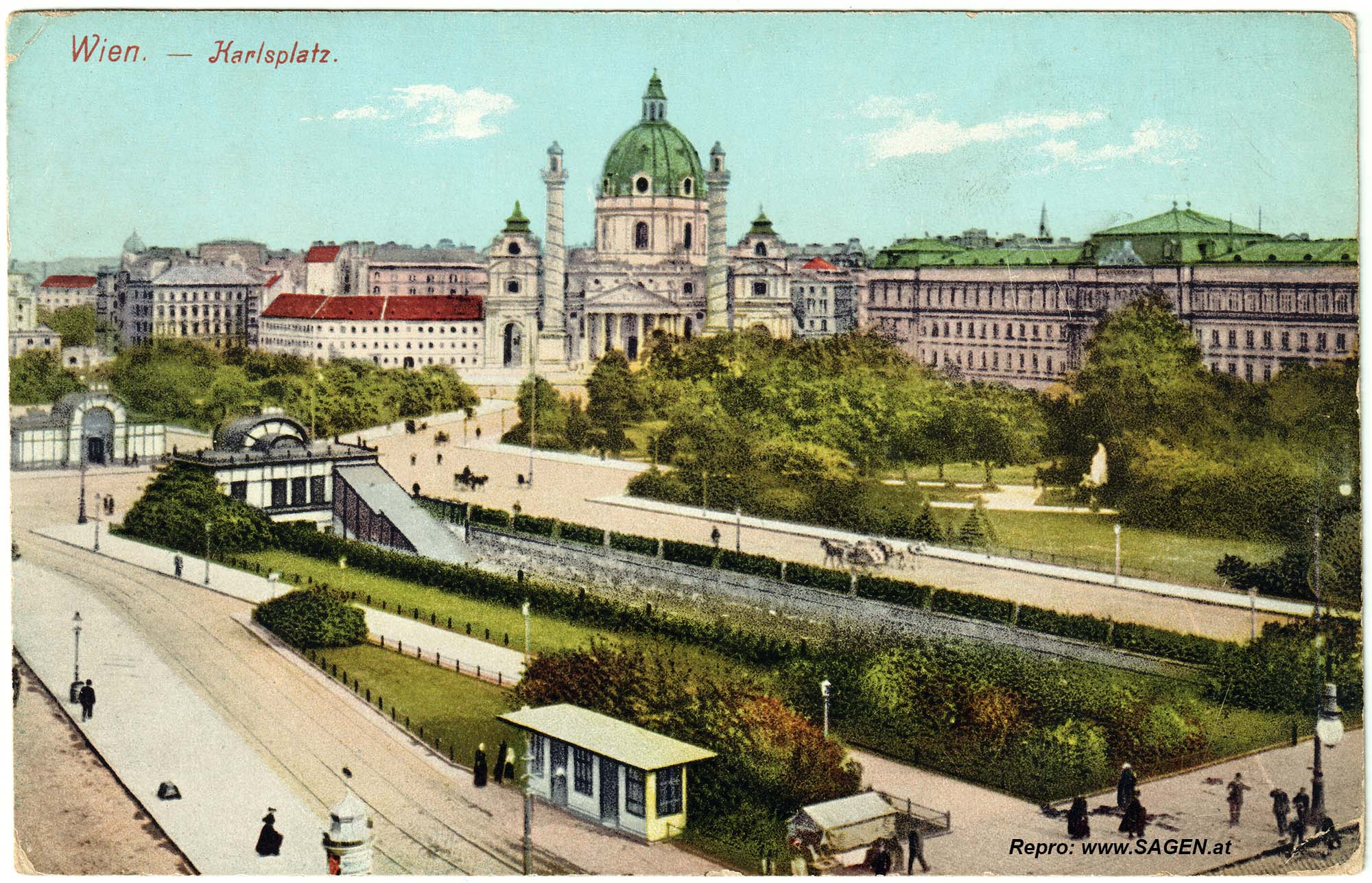 Wien Karlsplatz um 1911