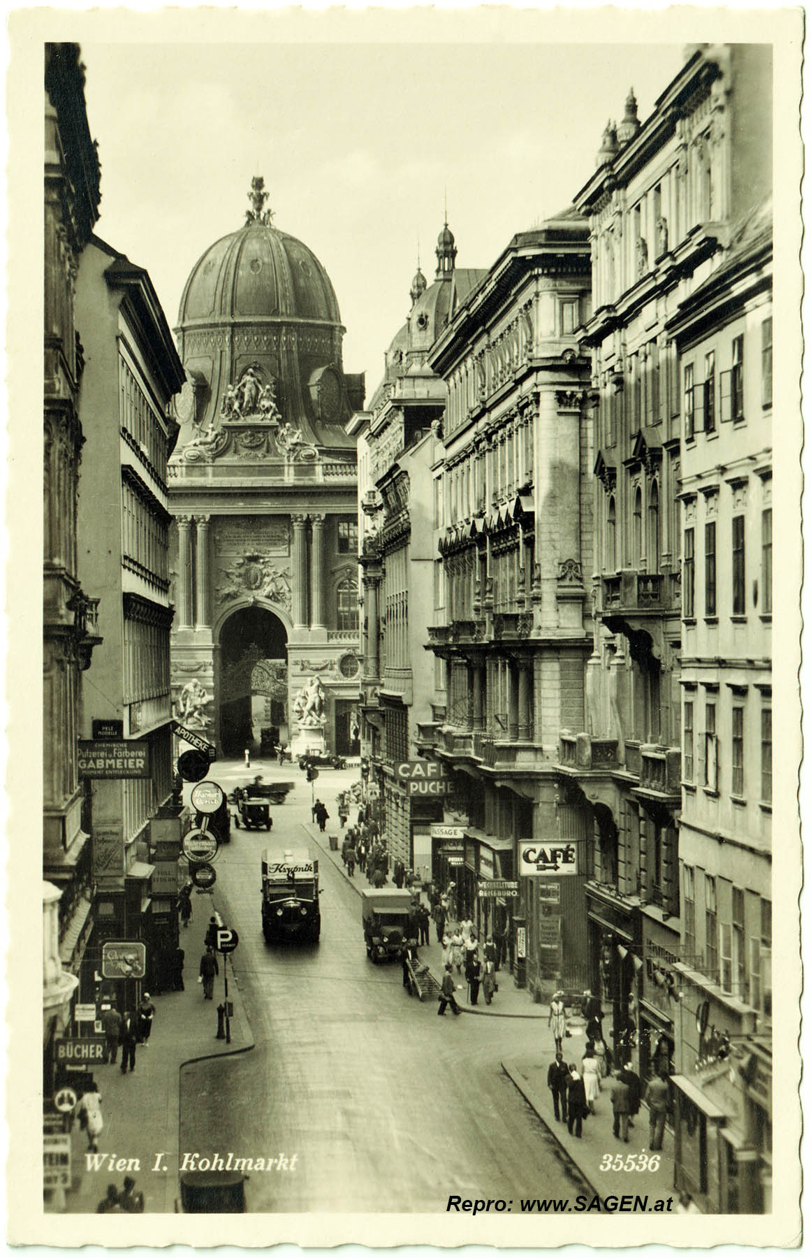 Wien, Kohlmarkt 1930er Jahre