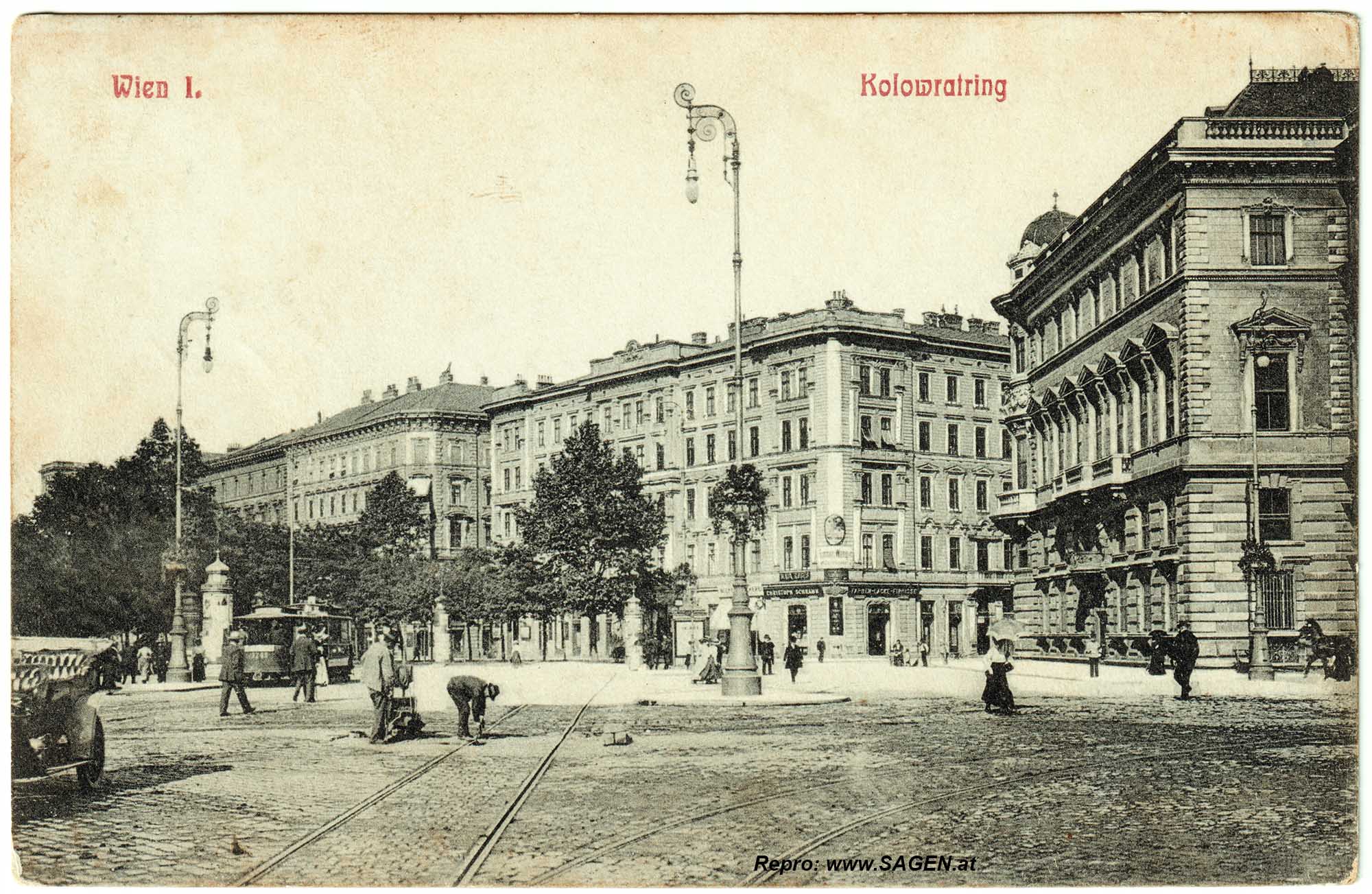 Wien Kolowratring (heute: Schubertring)