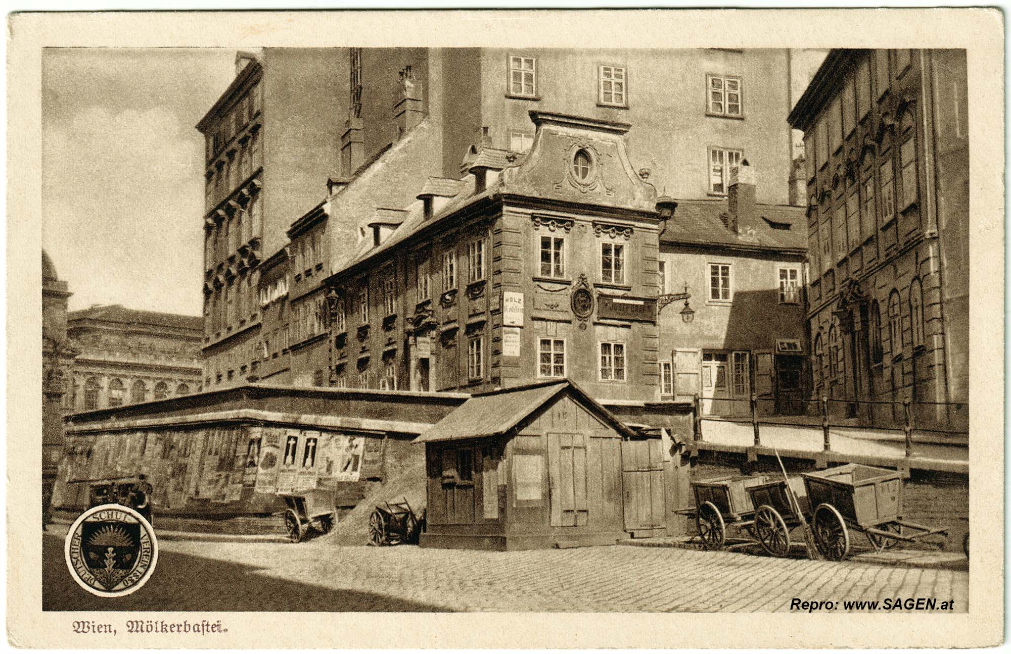 Wien Mölker Bastei um 1917