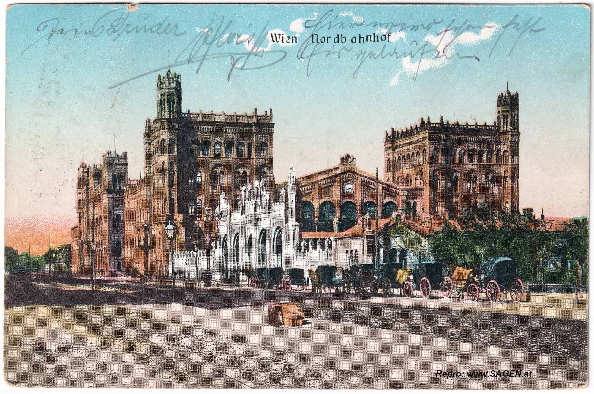 Wien, Nordbahnhof um 1906