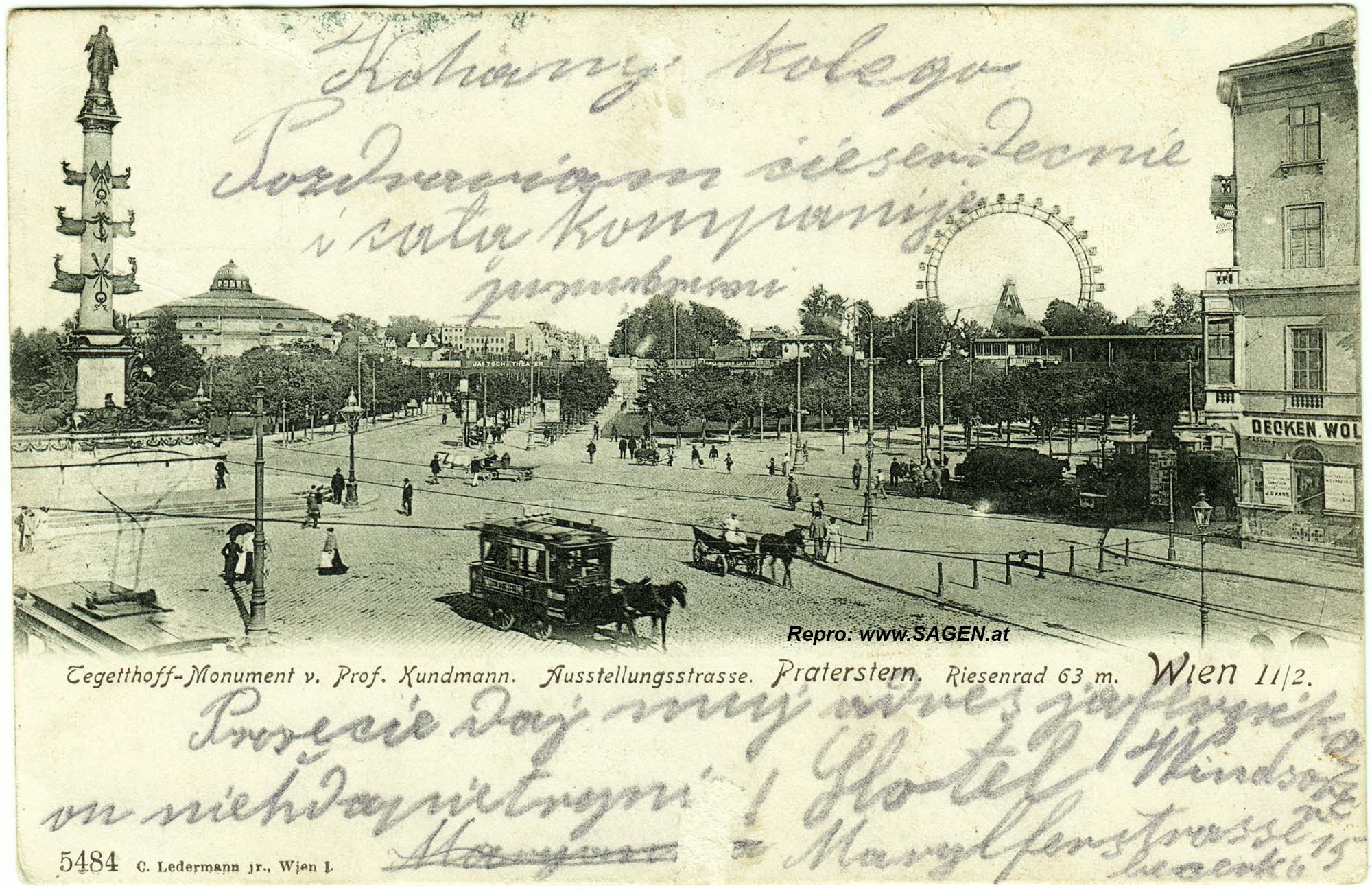 Wien Praterstern um 1904