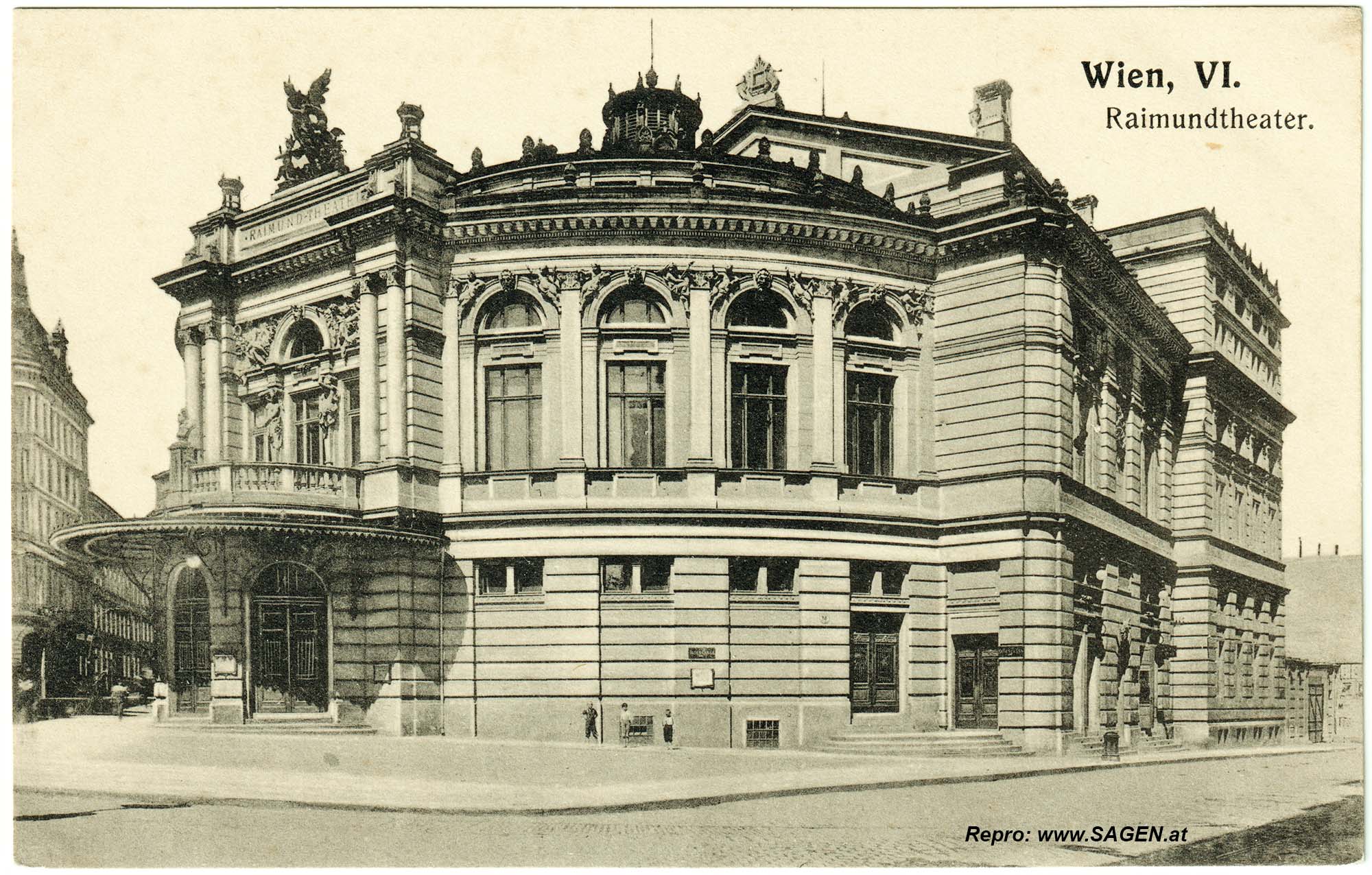 Wien, Raimundtheater um 1910