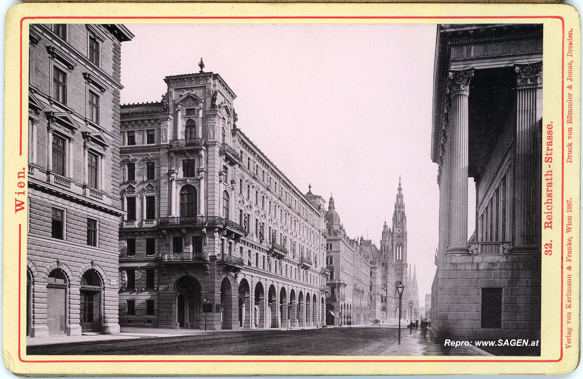 Wien Reichsratsstraße 1887