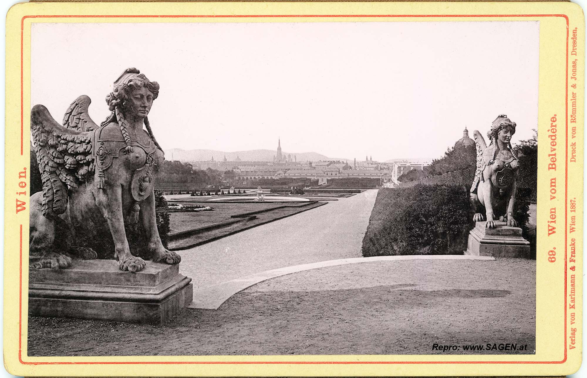 Wien vom Belvedere 1887