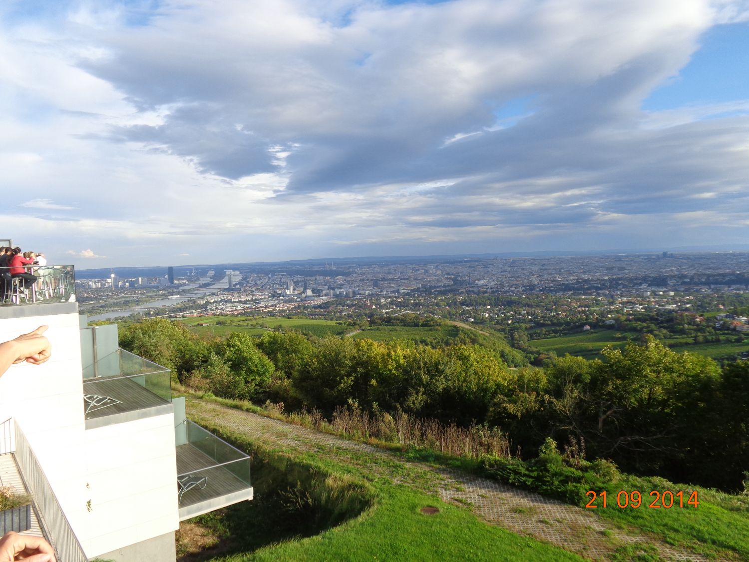 Wien vom Kahlenberg aus