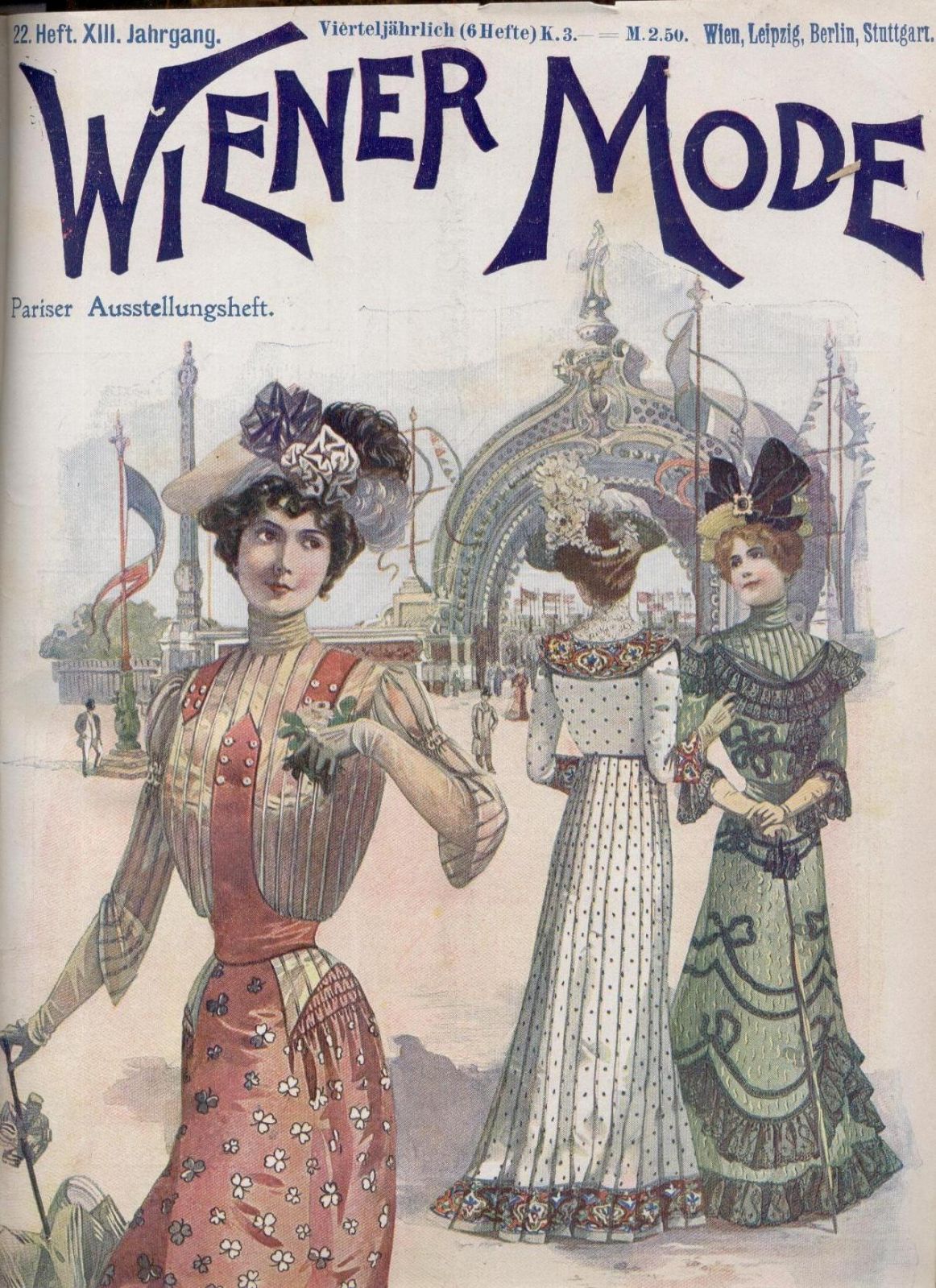 Wiener Mode Pariser Ausstellungsheft 15. August 1900