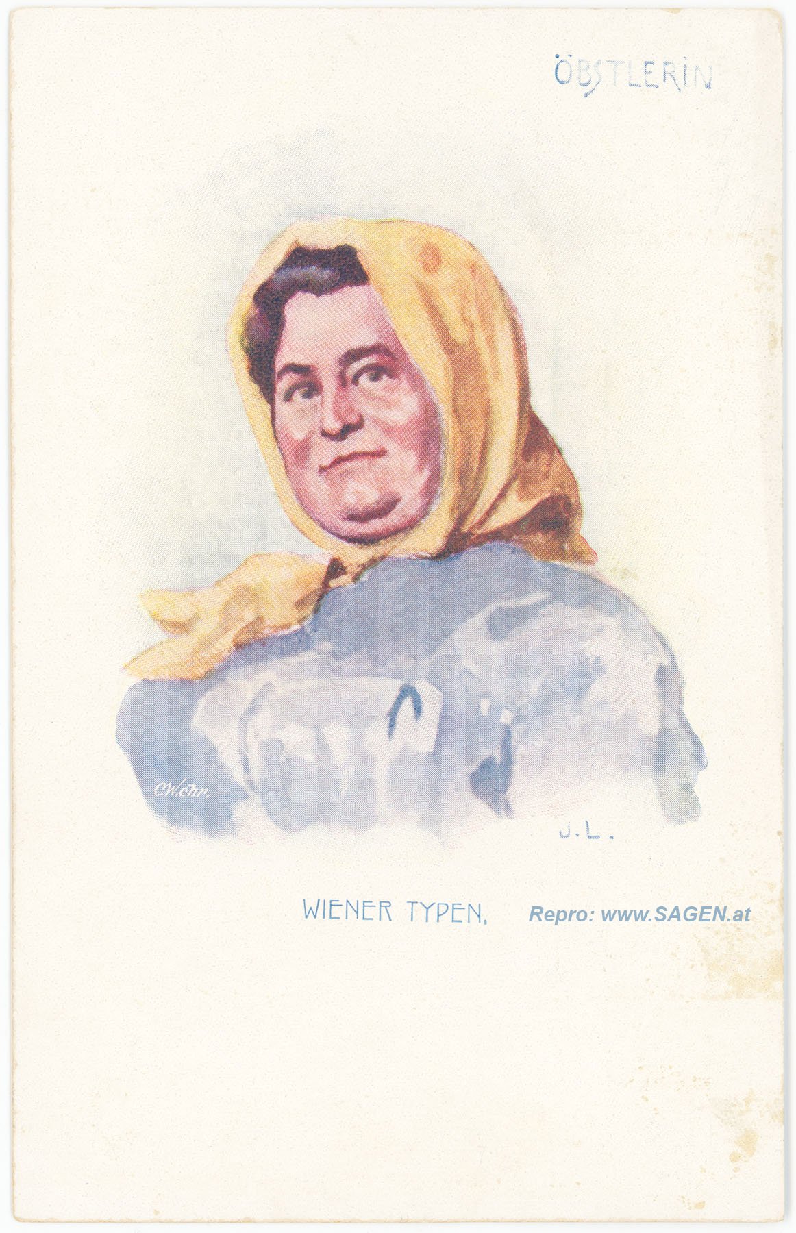 Wiener Typen - Öbstlerin