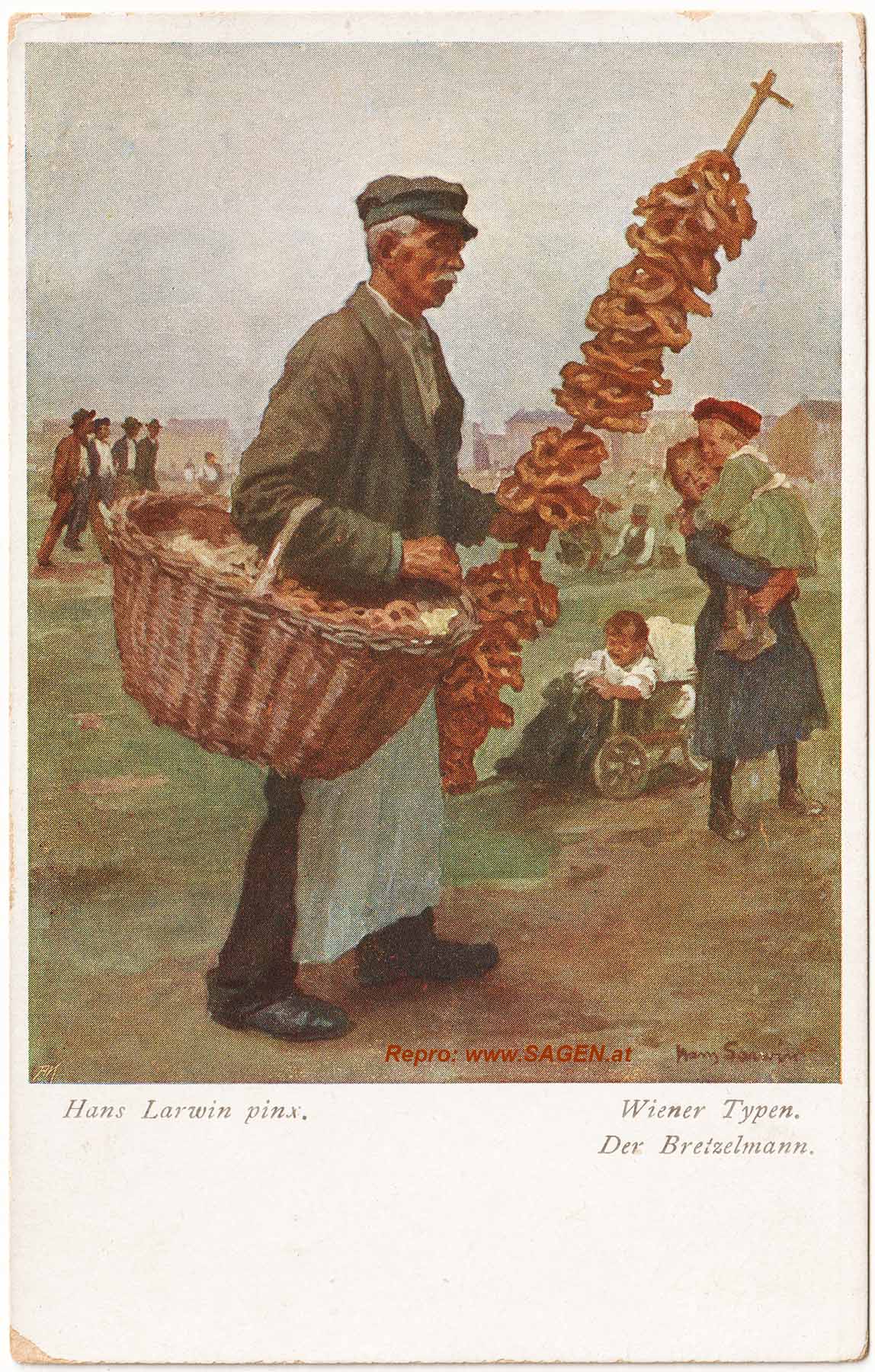 Wiener Typen - Der Bretzelmann