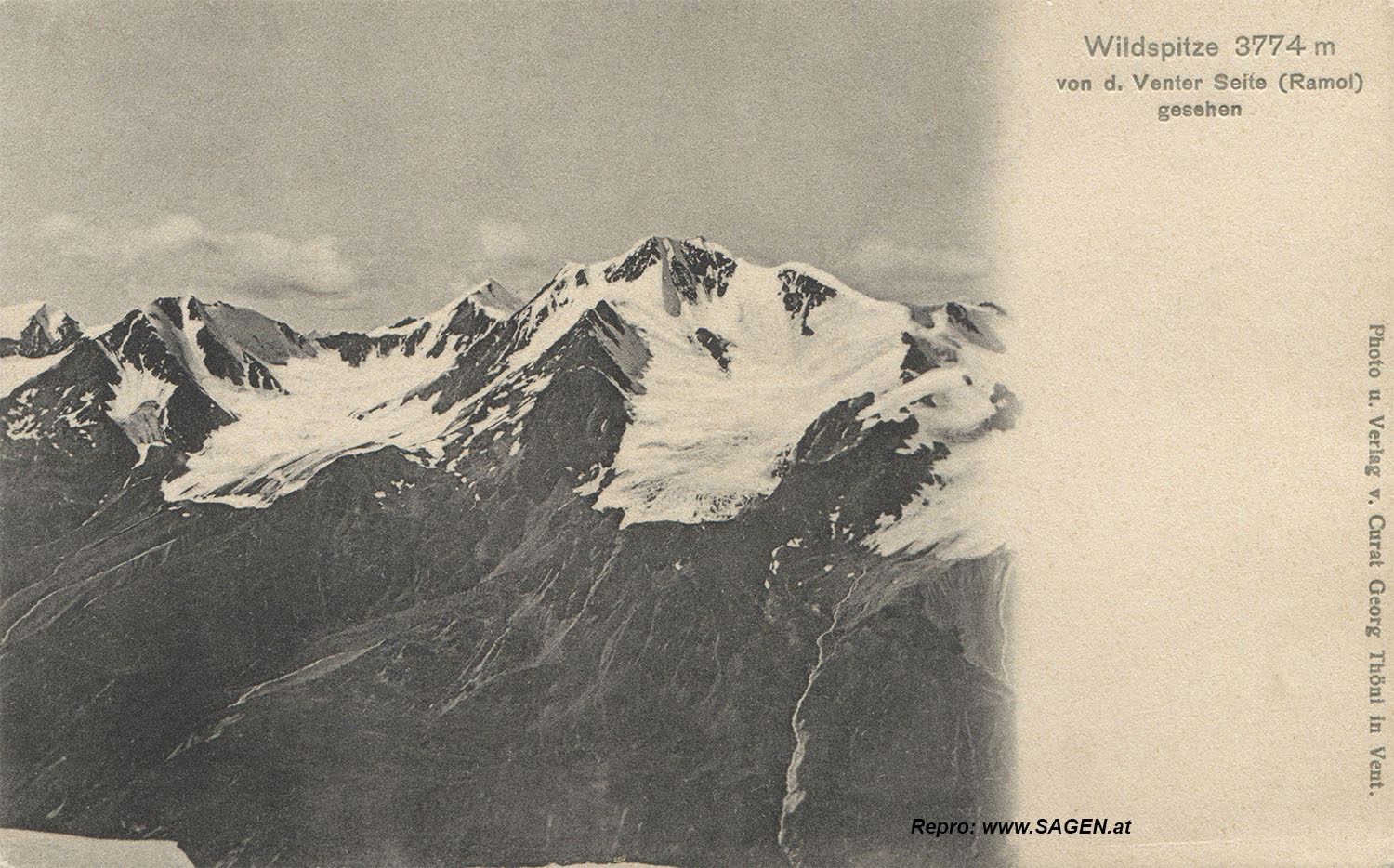 Wildspitze von der Venter Seite (Ramol) gesehen