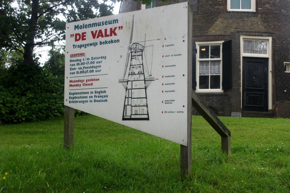 Windmühle Molen de Valk - Windmühlenmuseum Leiden