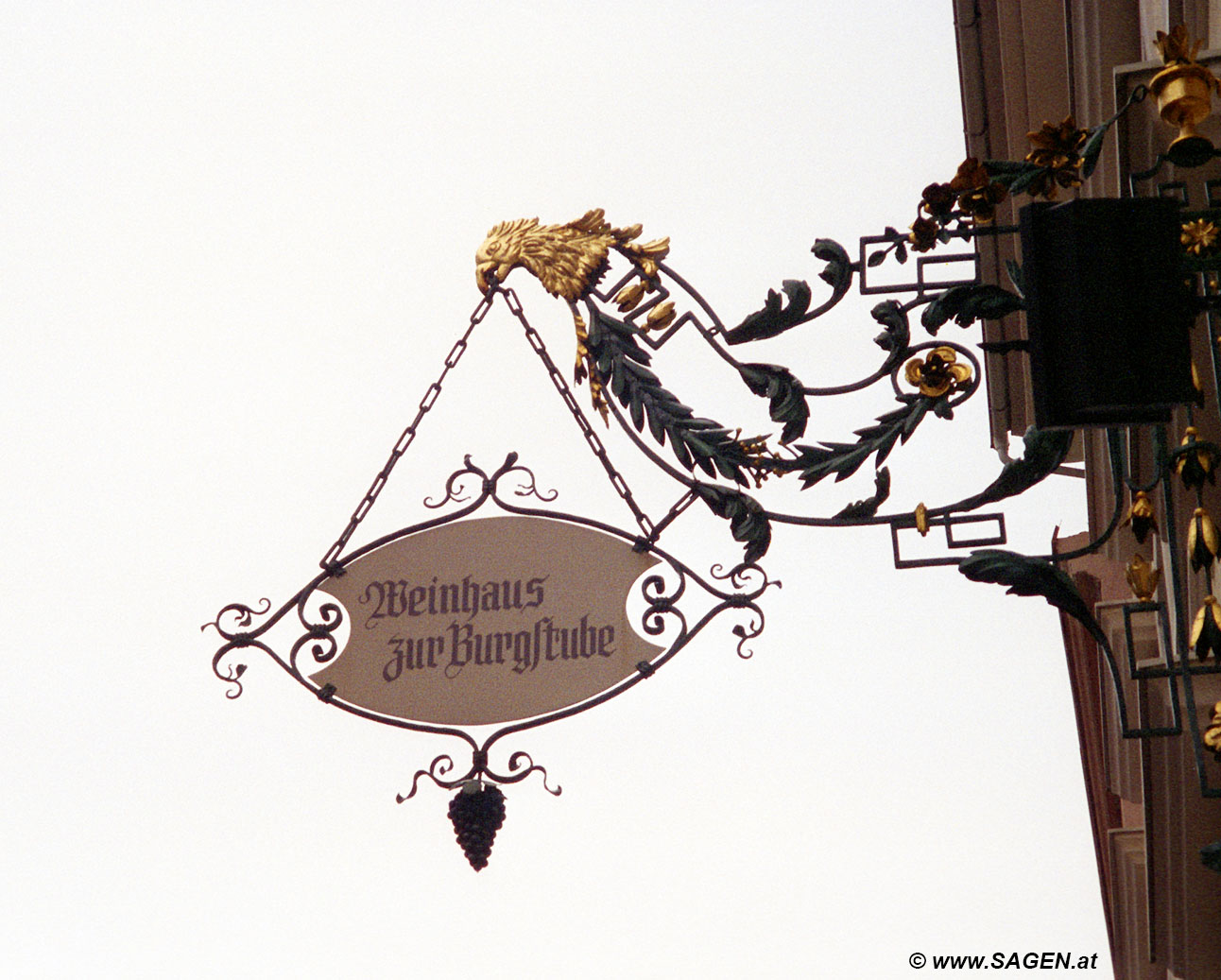 Wirtshausausleger Weinhaus Wasserburg am Inn