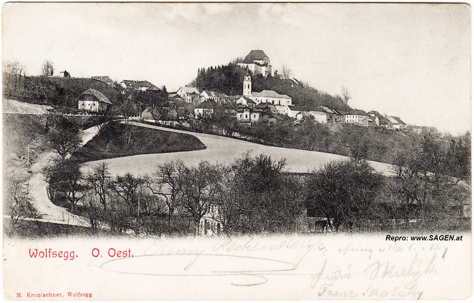 Wolfsegg am Hausruck um 1910